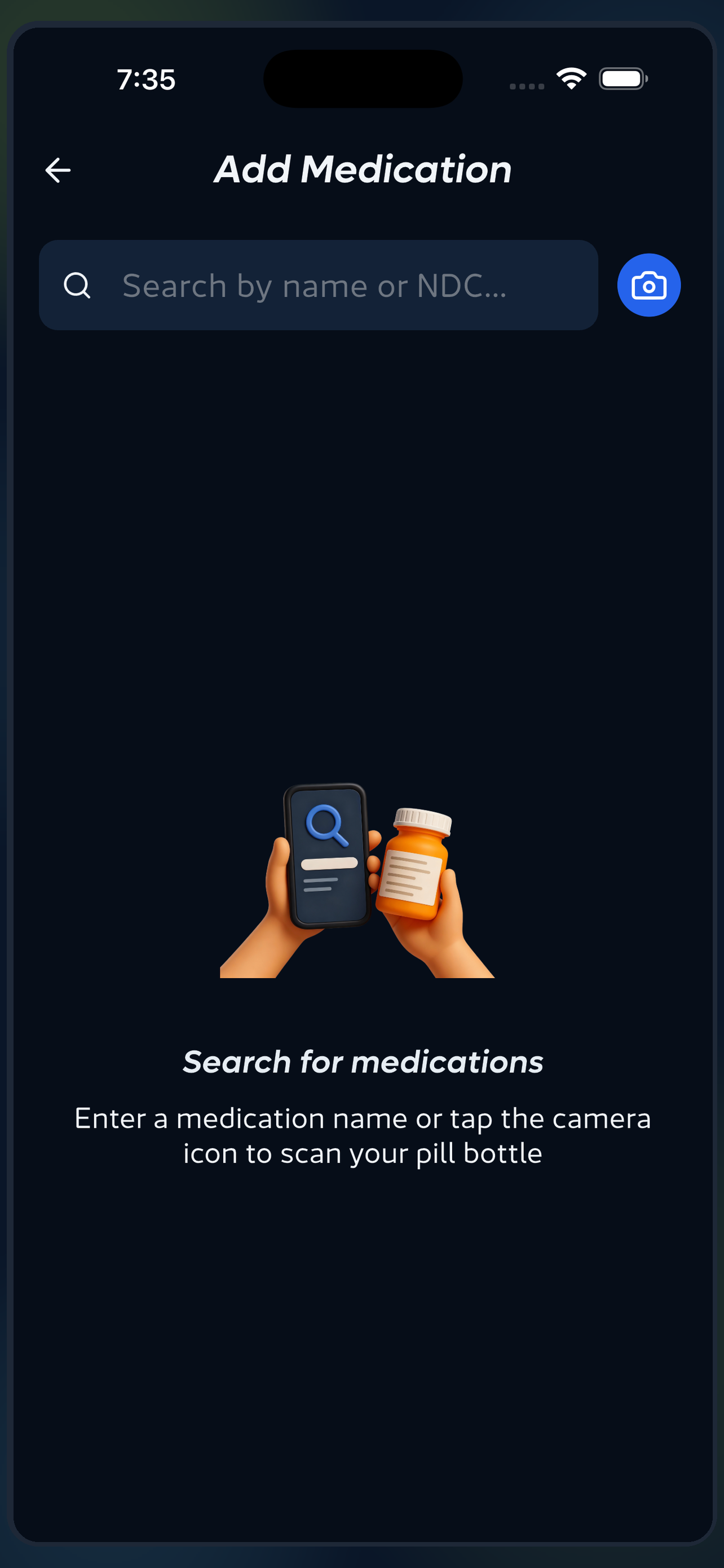 Agregar un medicamento